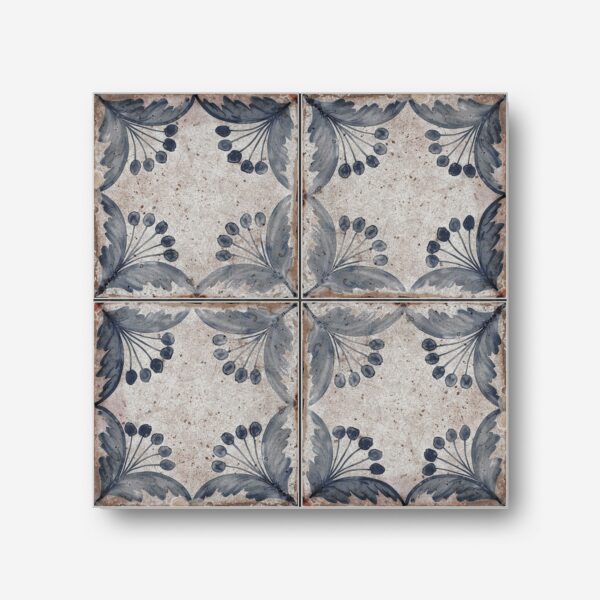 Modern patterned tile leaf iyk251