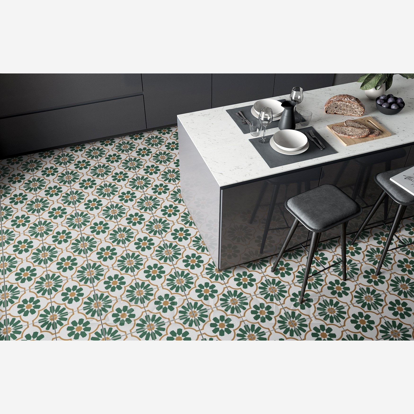 modern pattern tile