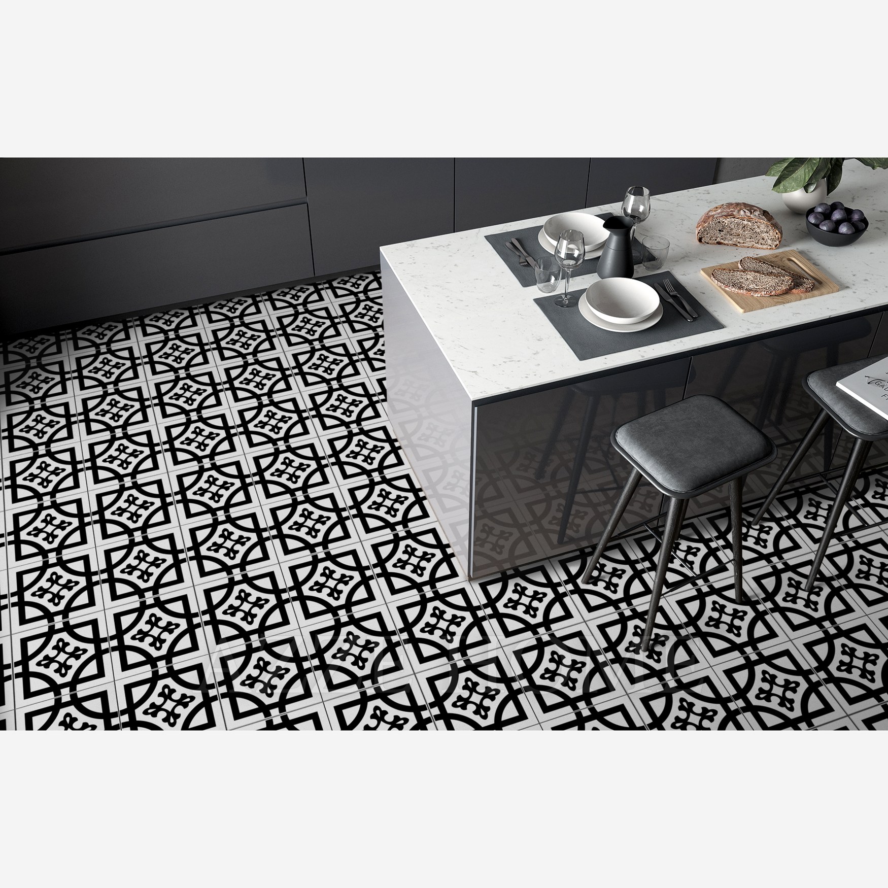 modern pattern tile