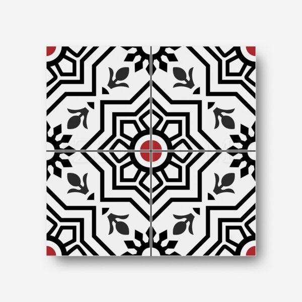 Garden path patterned tiles iyk152