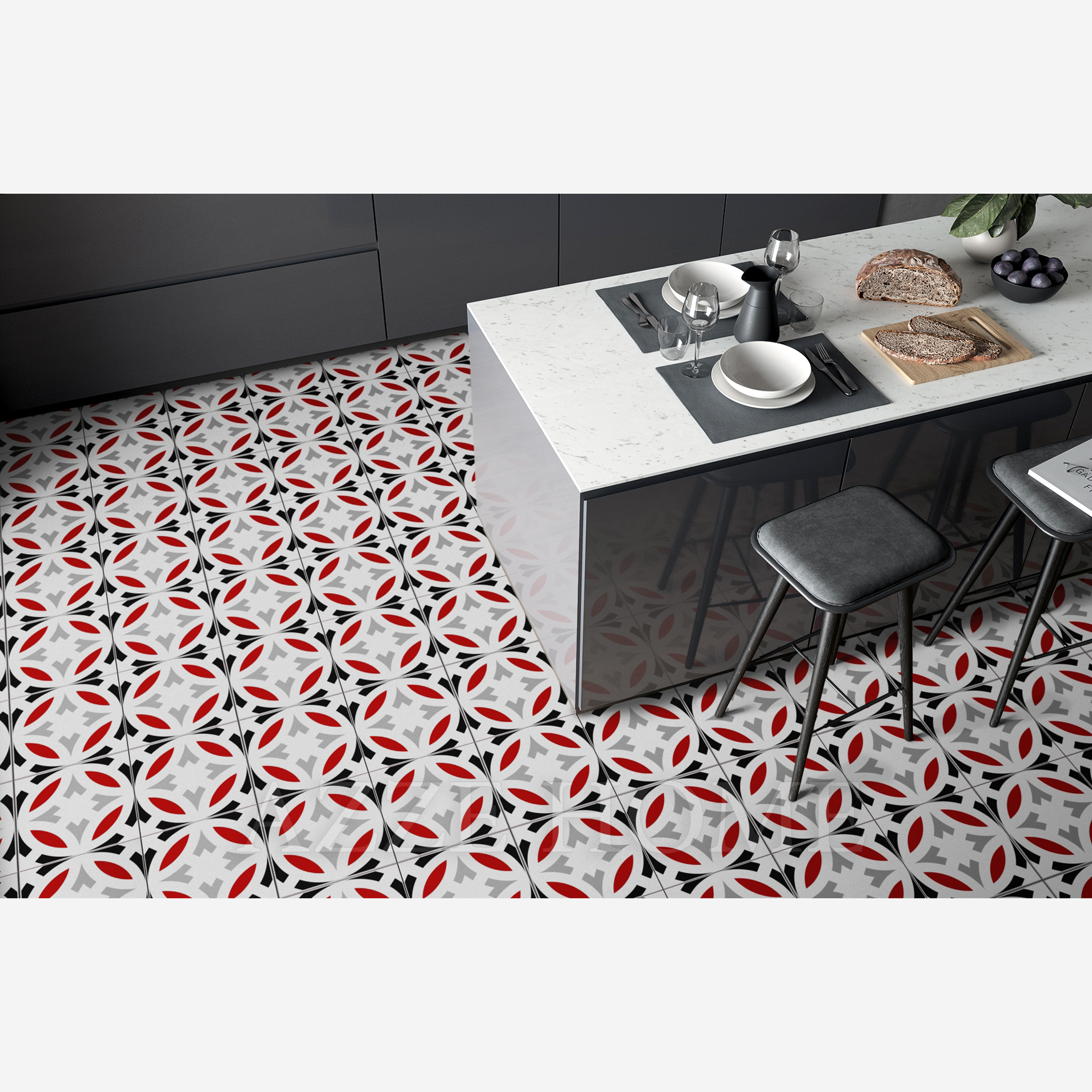 modern pattern tile