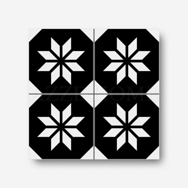 20x20 black and white tiles iyk45