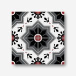 8x8 in Floral motif tiles iyk61