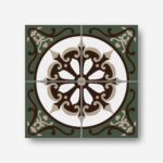 Cultural motif floor tiles iyk78
