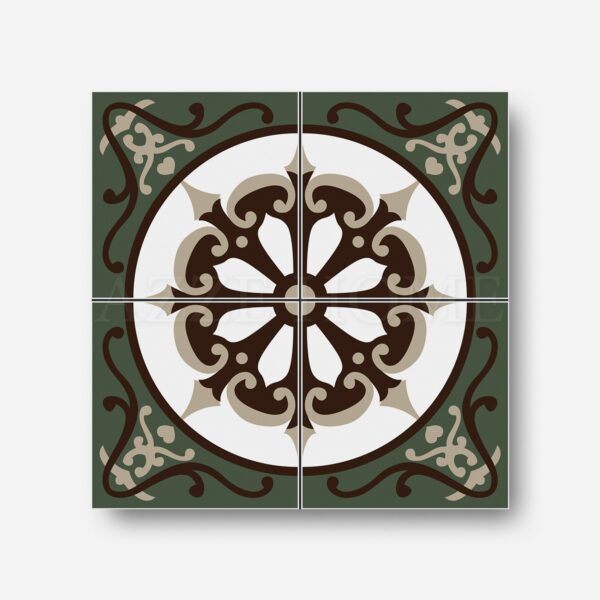 Cultural motif floor tiles iyk78