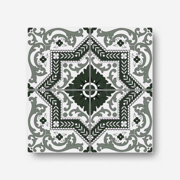 Arabesque pattern tiles iyk89 2
