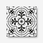 Tropical motif floor tiles iyk98