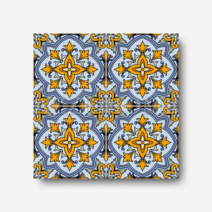 patterned shower tile
