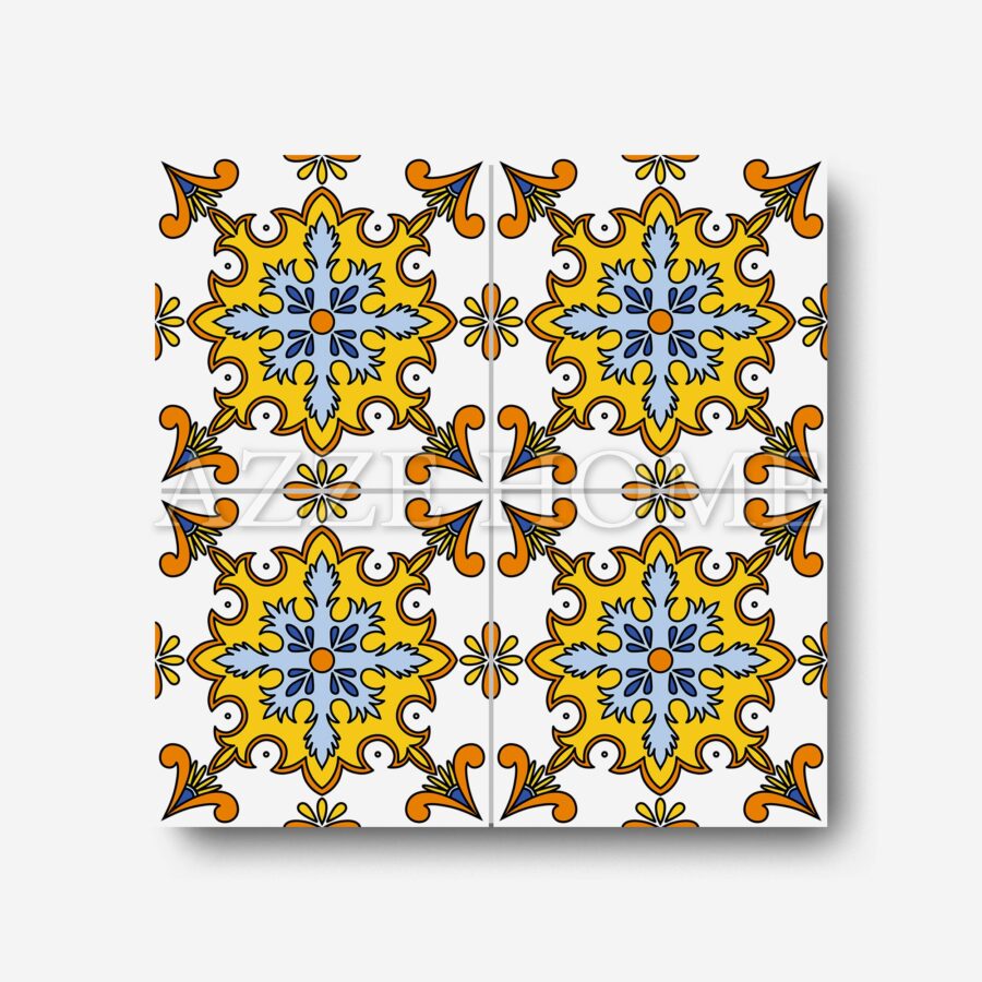retro patterned tiles