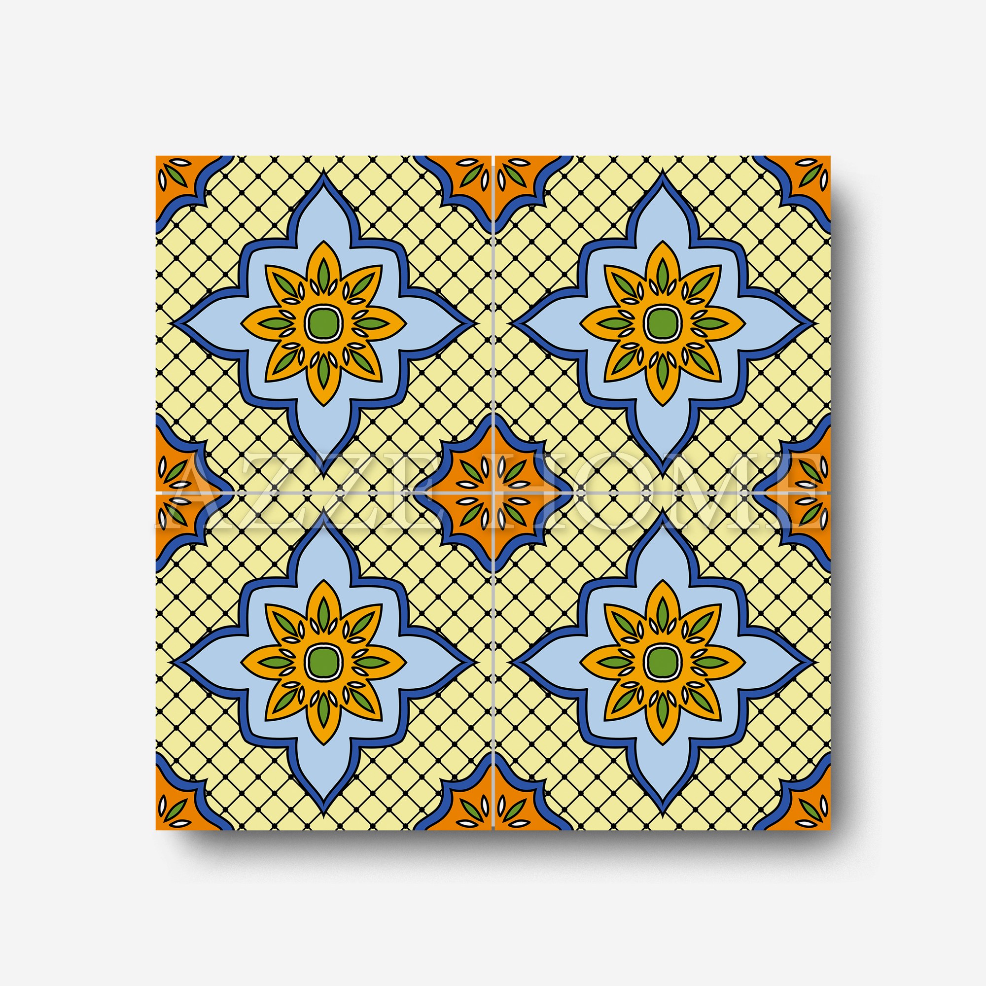 colorful patterned tile imk29