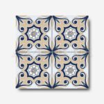 Hand drawn pattern floor tiles iyk219