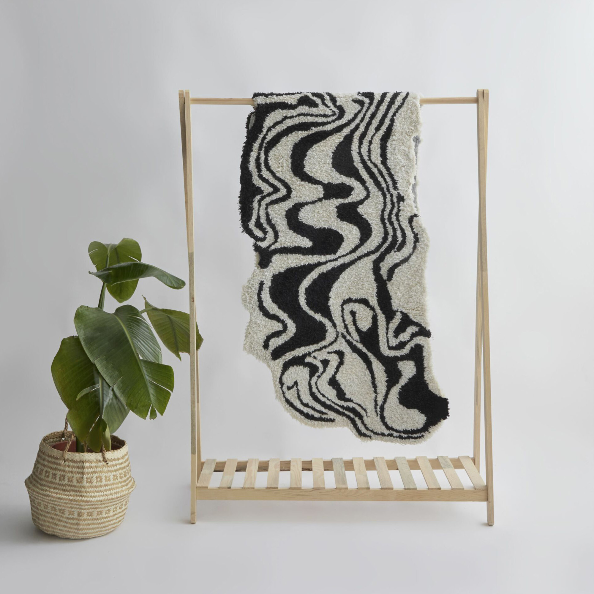 Sole Linea Black - Tufting Wool Carpet - Image 3