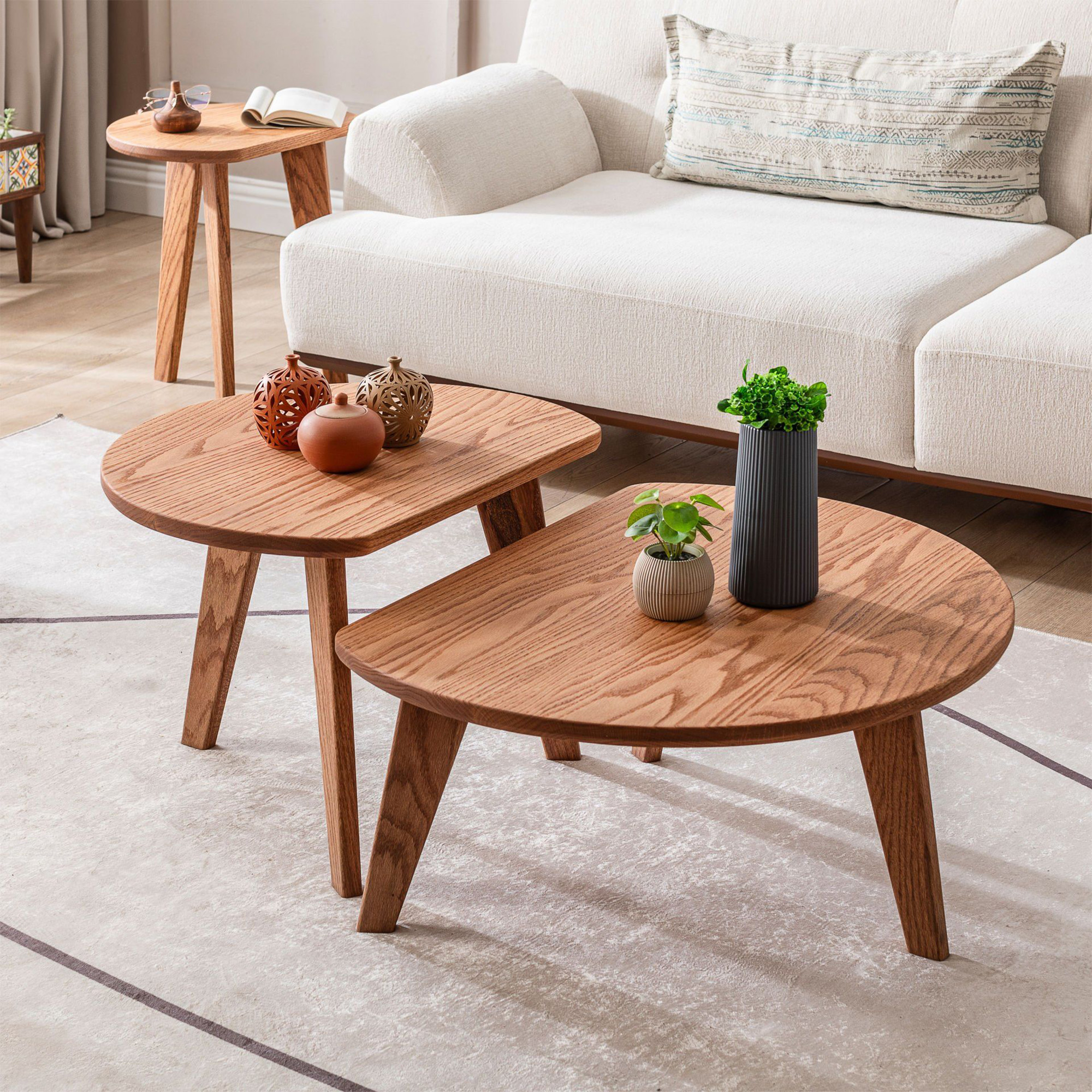 rustic wooden accent table halohope 004